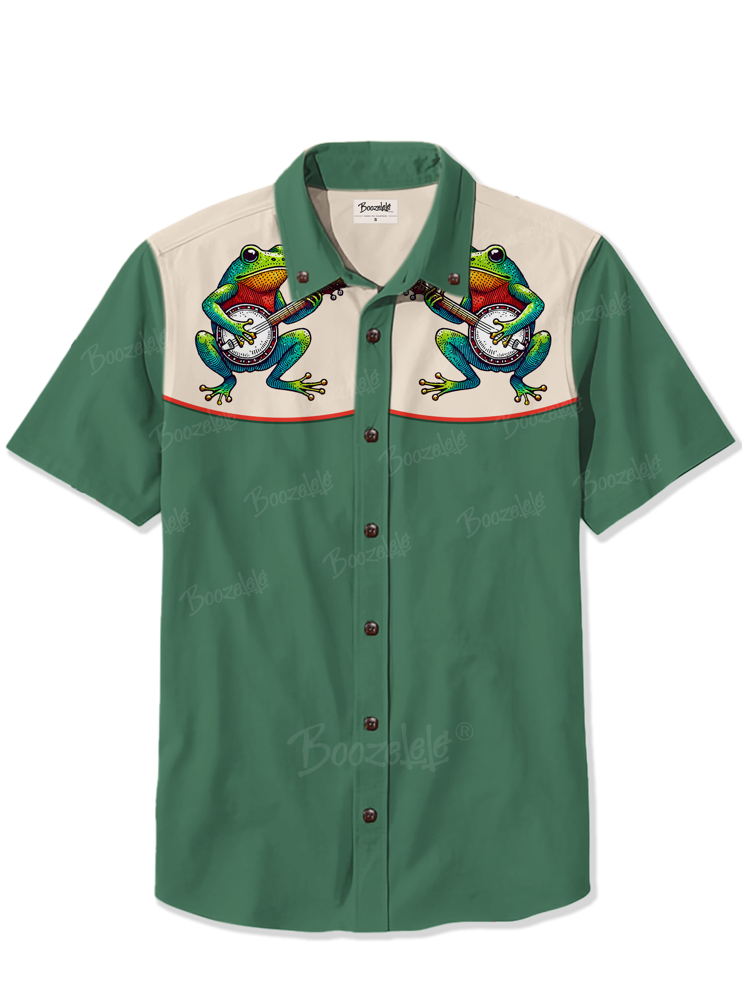 Frog Playing Banjo - 100% Cotton Shirt