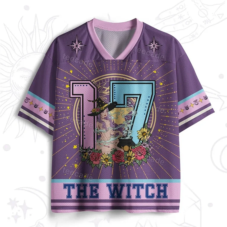 Teecade Teecade Arcana 17 The Witch Art Print V-neck T-shirt