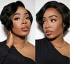 Glueless Black Short Bob Styles Silky Hair Straight Wig