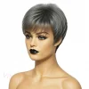 Trendy Limited Style | Salt & Pepper Pixie Cut Hair Wig