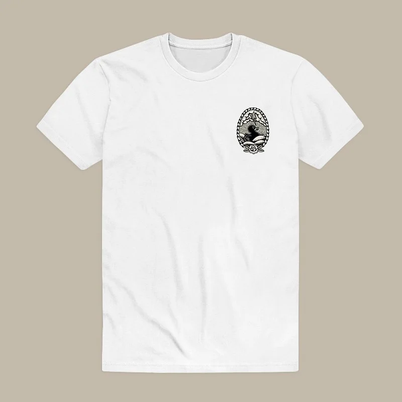 Tシャツ・カットソー SAVE THE DUCK Men T-shirt White DT1194MBESY20 00000 Thunderstorm Flashing Duck Printed Men's T-shirt