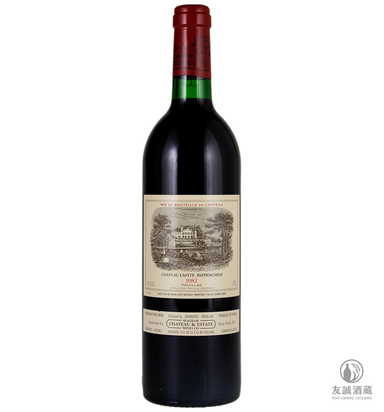 1982年拉菲紅酒 Chateau Lafite 友誠酒藏