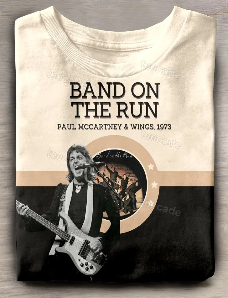 Teecade Teecade Wings Band on The Run T-shirt