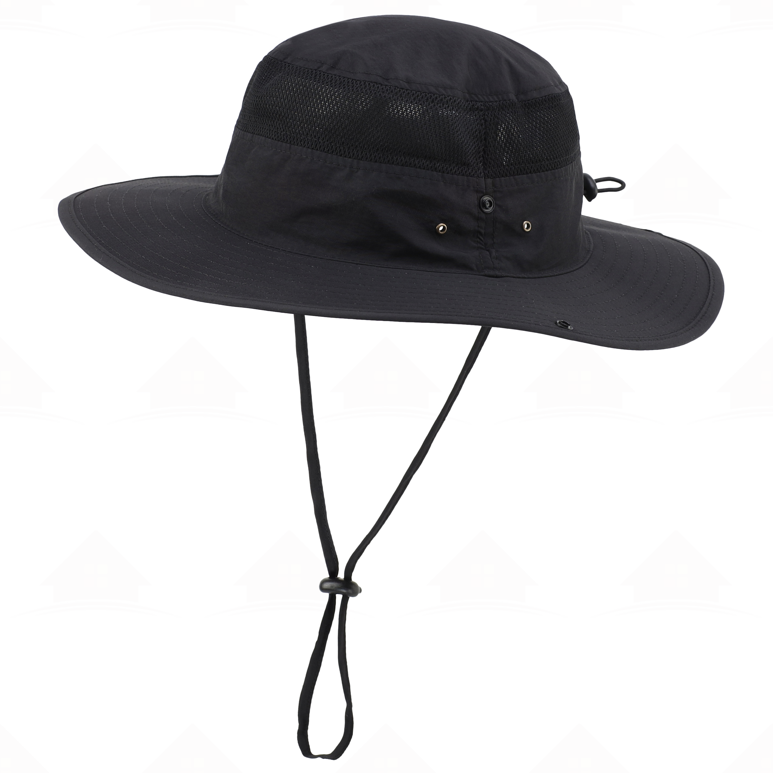 Home Prefer Wide Brim Sun Hat for Men Breathable Cowboy Boonie Hat UPF 50+ Sun Protection Bucket Hat for Fishing Hiking
