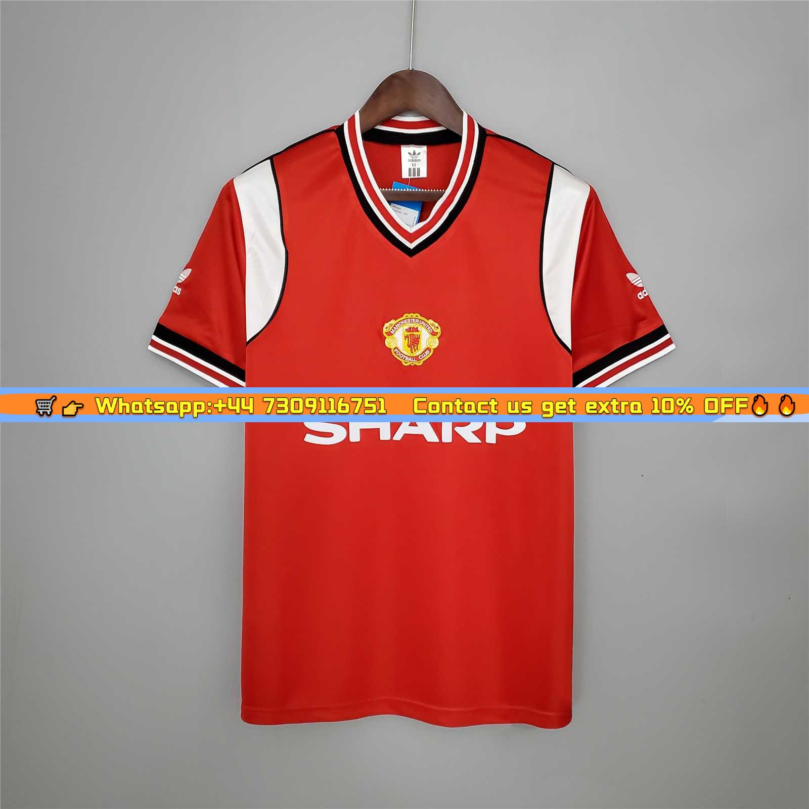 Manchester United Retro 85-86 Home Stadium Jersey