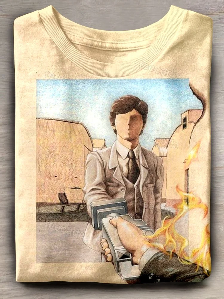 Teecade Pink Floyd Band Fire T-shirt