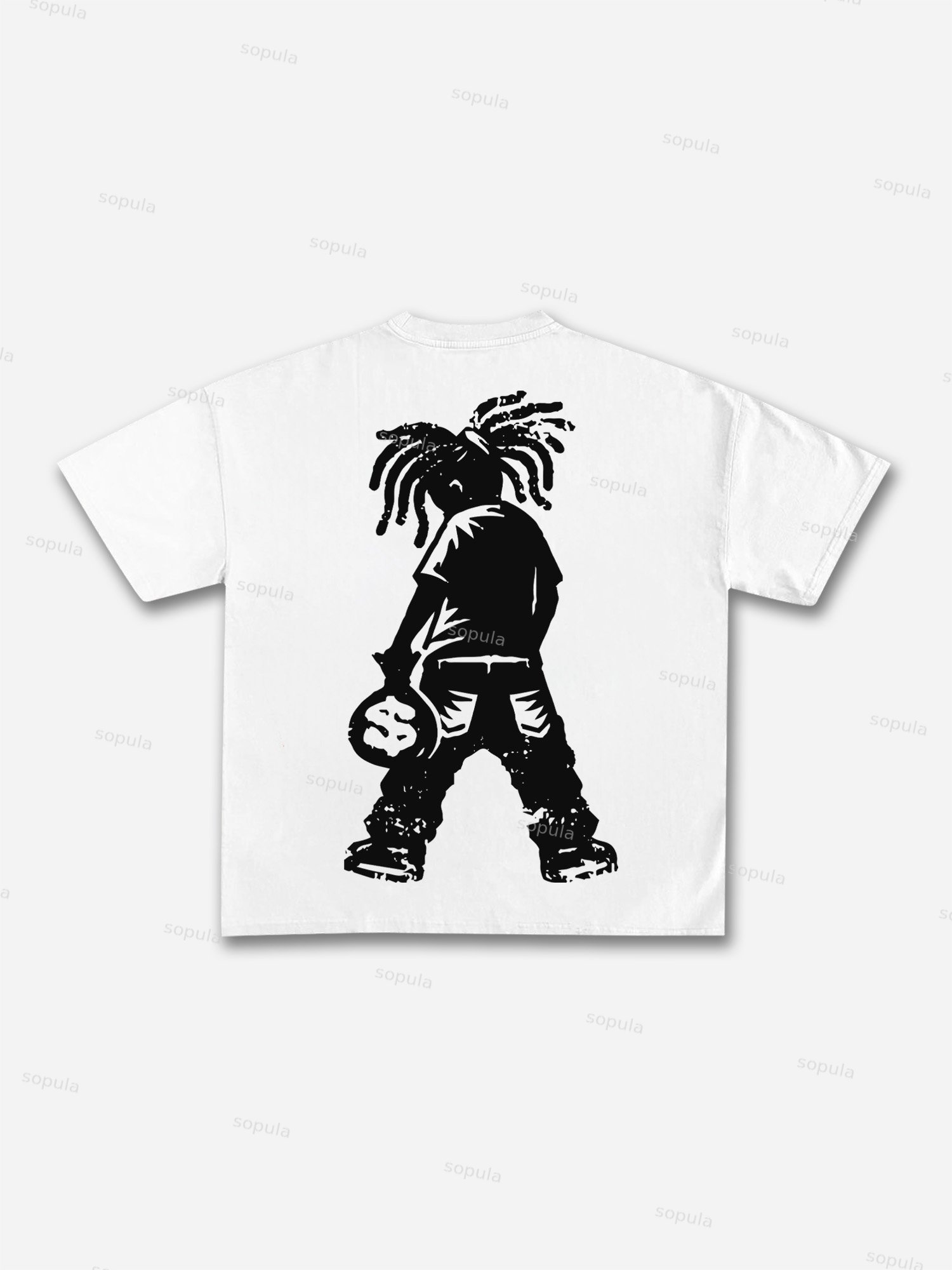 Sopula Street Star Logo Graphic Cotton T-shirt