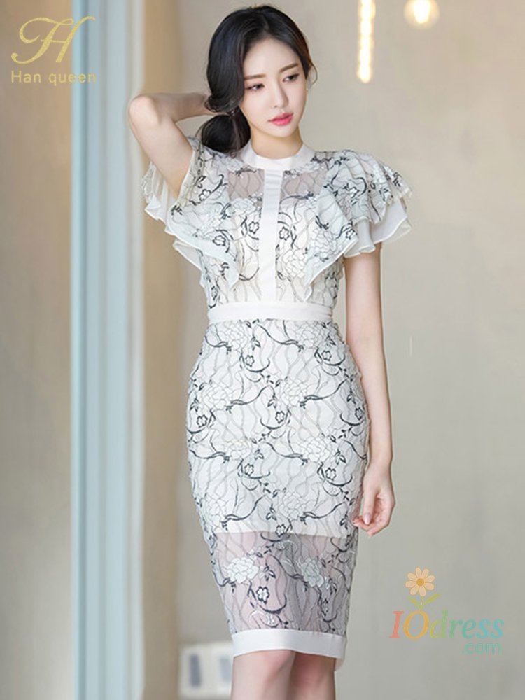 IO Dress H Han Queen Hot Sale Summer Dresses Women's Sexy Fashion Casual Party Vestidos Elegant Evangelical Fashion Dress Female clothing IO Dress