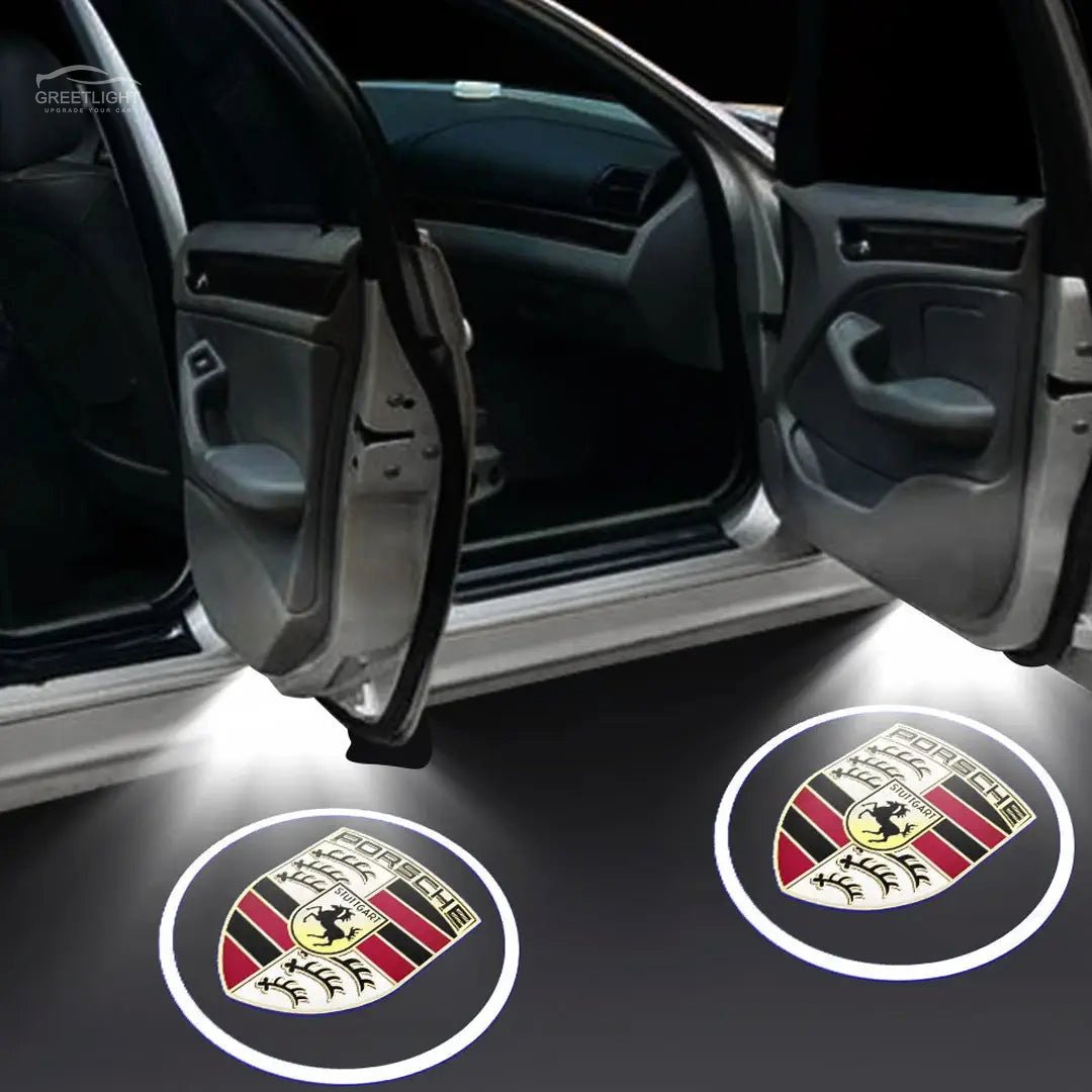 Porsche-Compatible Ultra-HD Door Projector Lights