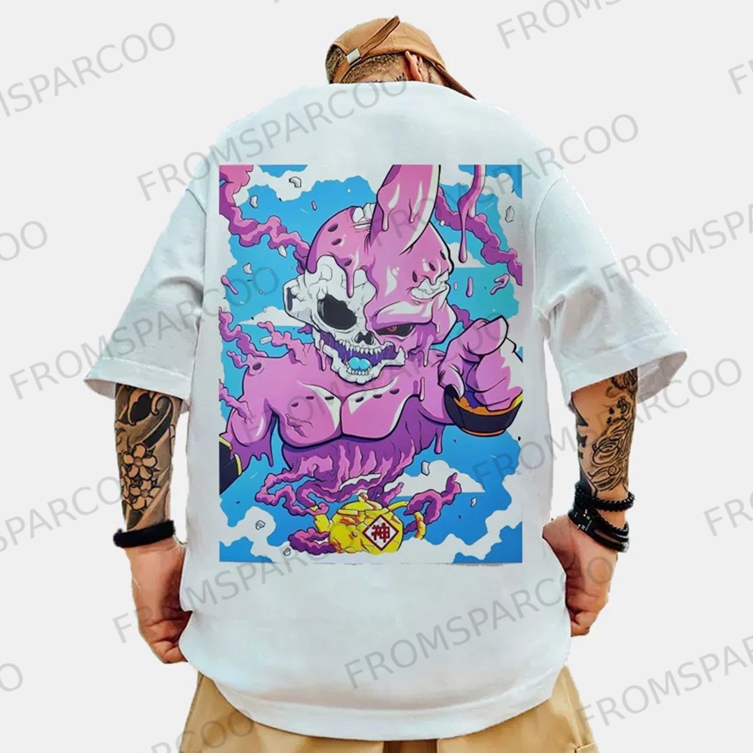 Unisex DB Anime Buu Printed T-Shirt