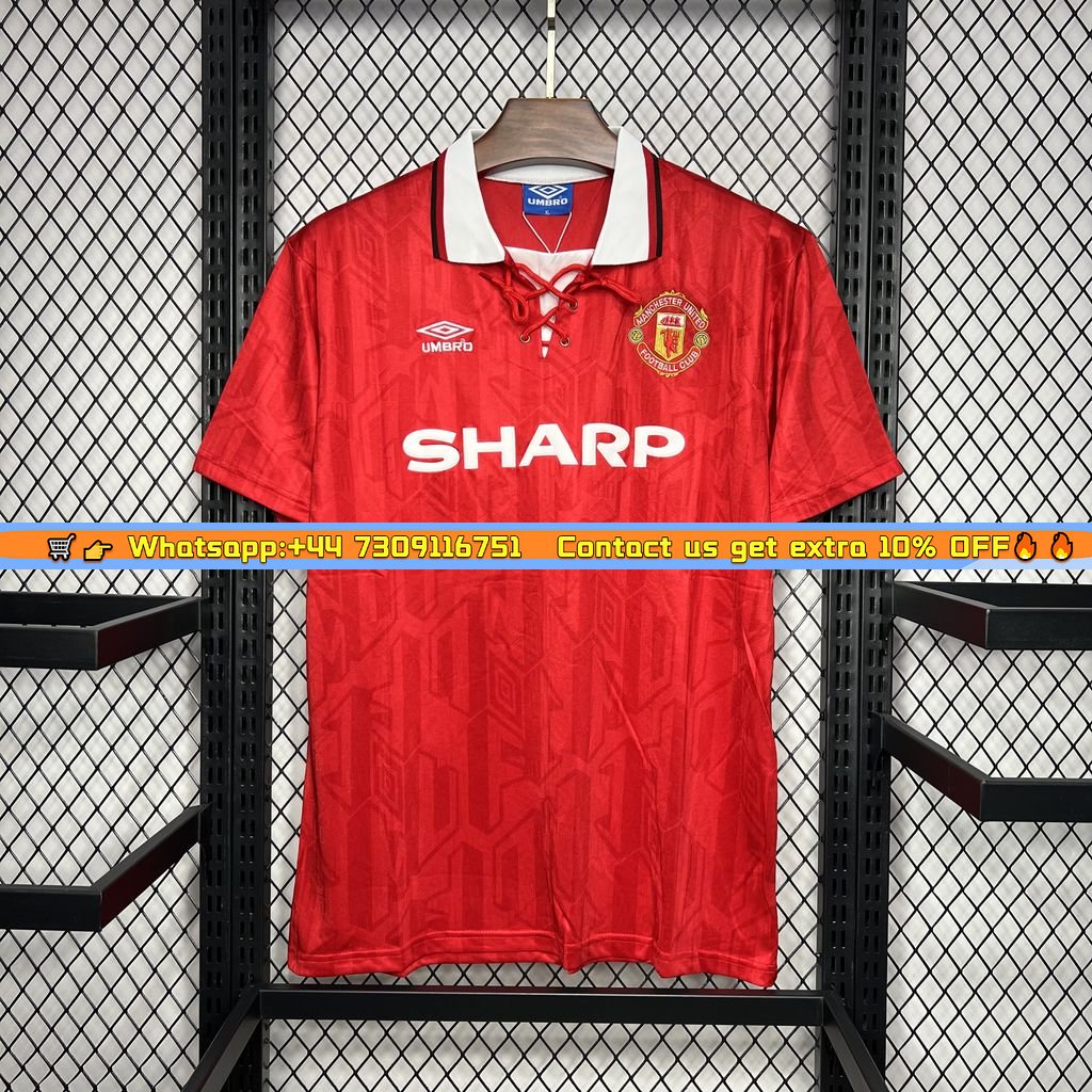 Manchester United Retro 92-94 Home Jersey