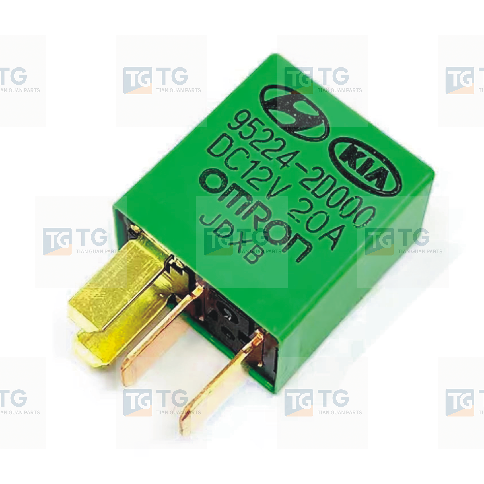 TG-Tian Guan 20A 12VDC 95224-2D000  4Pins Subminiatur Power Relay for Hyundai and KIA Vehicles
