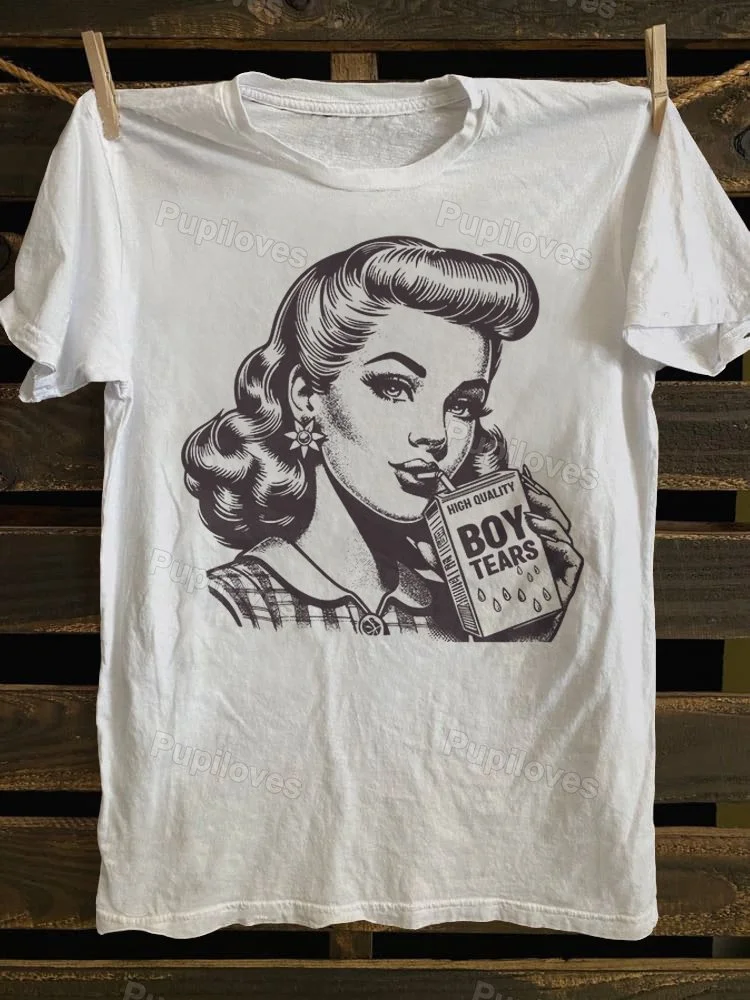 Pupiloves Pupiloves High Quality Boy Tears T-shirt