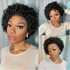 Glueless Short Curly Pixie Cut Bob Wig