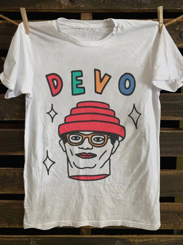 Pupiloves Pupiloves Punk Devo Band T-shirt