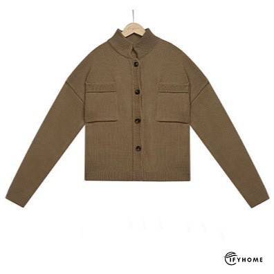 Feel Good Relaxed fit slouchy button down knit cardigan | IFYHOME