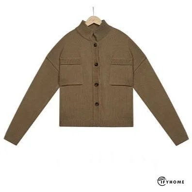 Feel Good Relaxed fit slouchy button down knit cardigan | IFYHOME