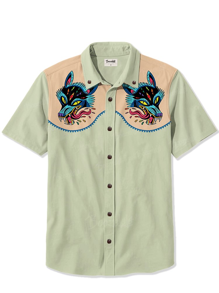 Wolf - 100% Cotton Shirt