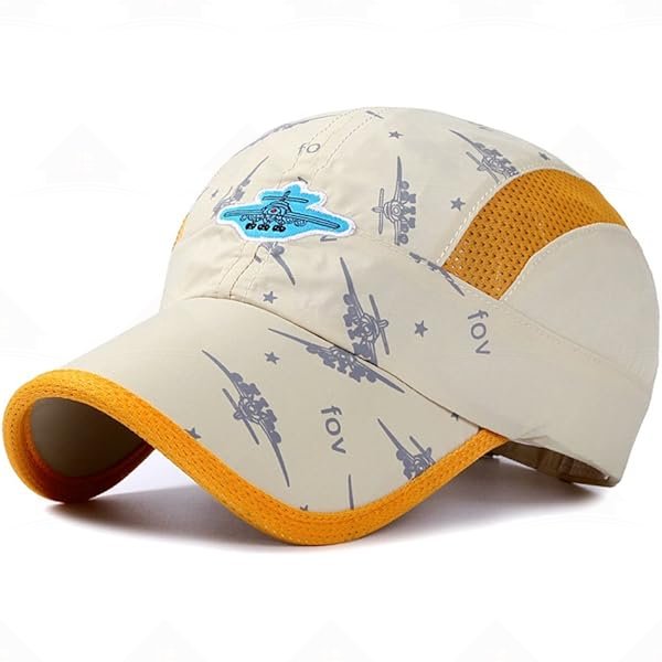 Home Prefer Kids Lightweight Quick Drying Sun Hat Airy Mesh UV Protection Caps Boys Girls UPF50 Baseball Caps Run Beach Water