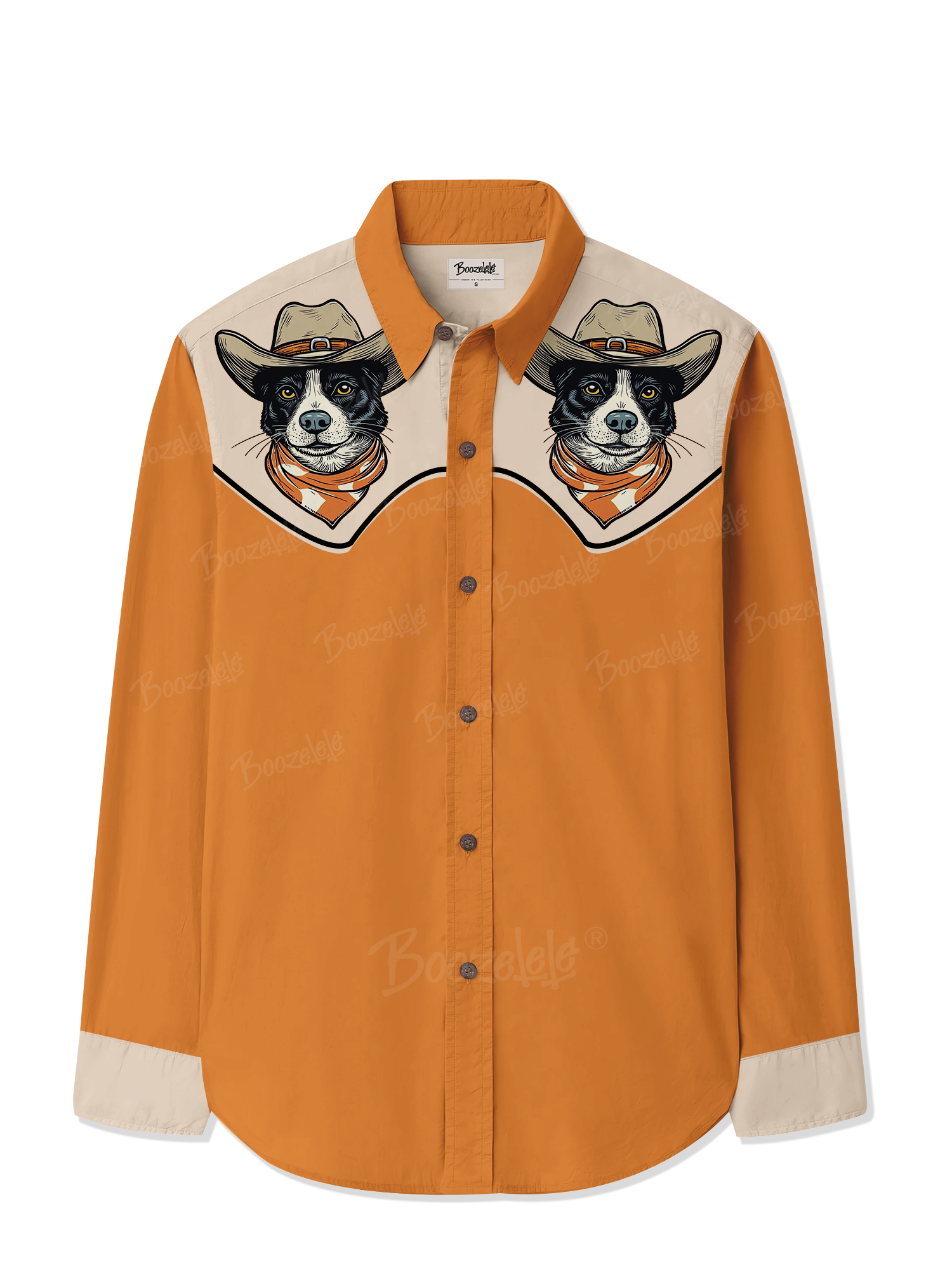 West Dog Head - 100% Cotton Long Sleeves Shirt