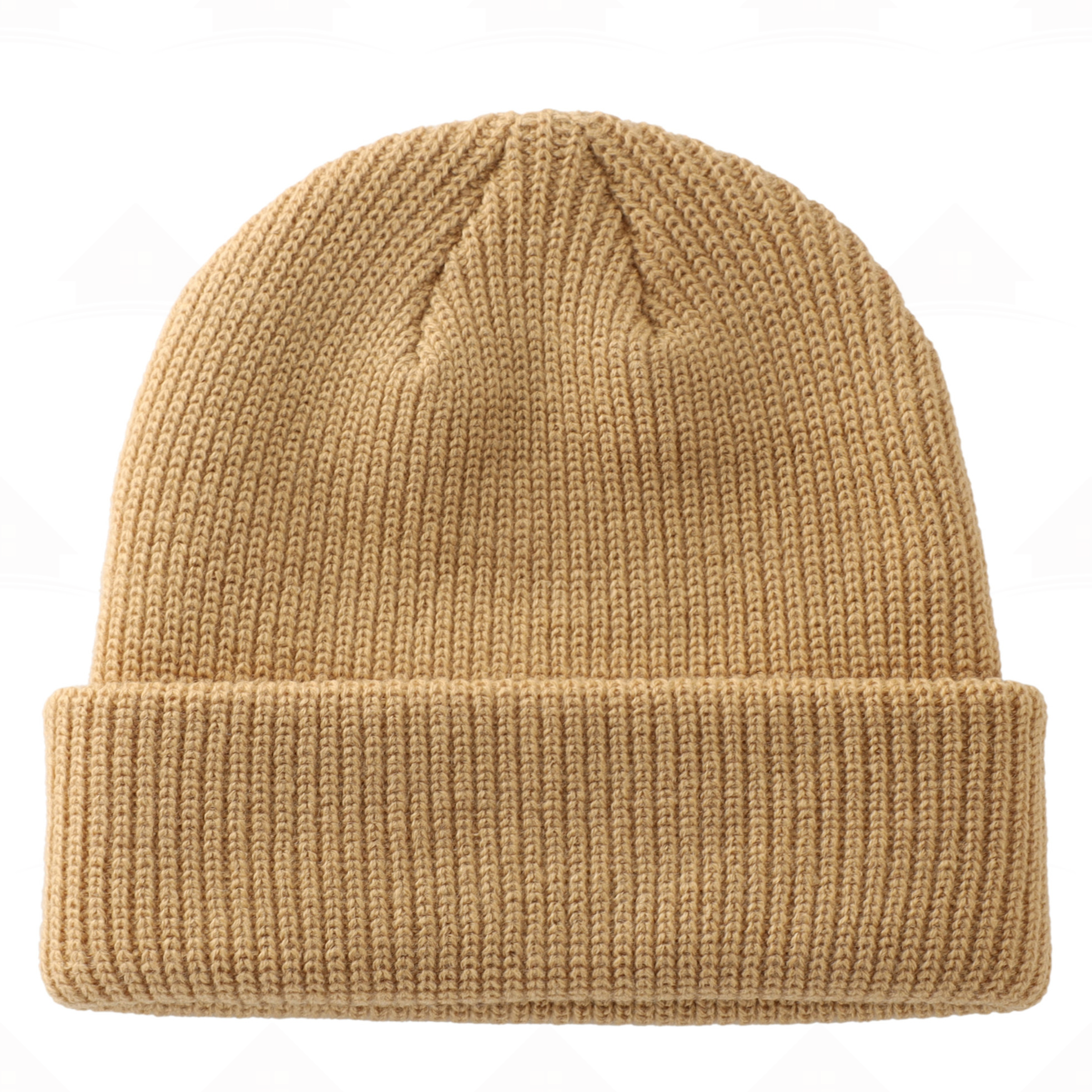 Home Prefer Classic Double Layer Knit Beanie Hat Warm Thick Acrylic Winter Hats Daily Cuffed Beanies Watch Hat for Men Women