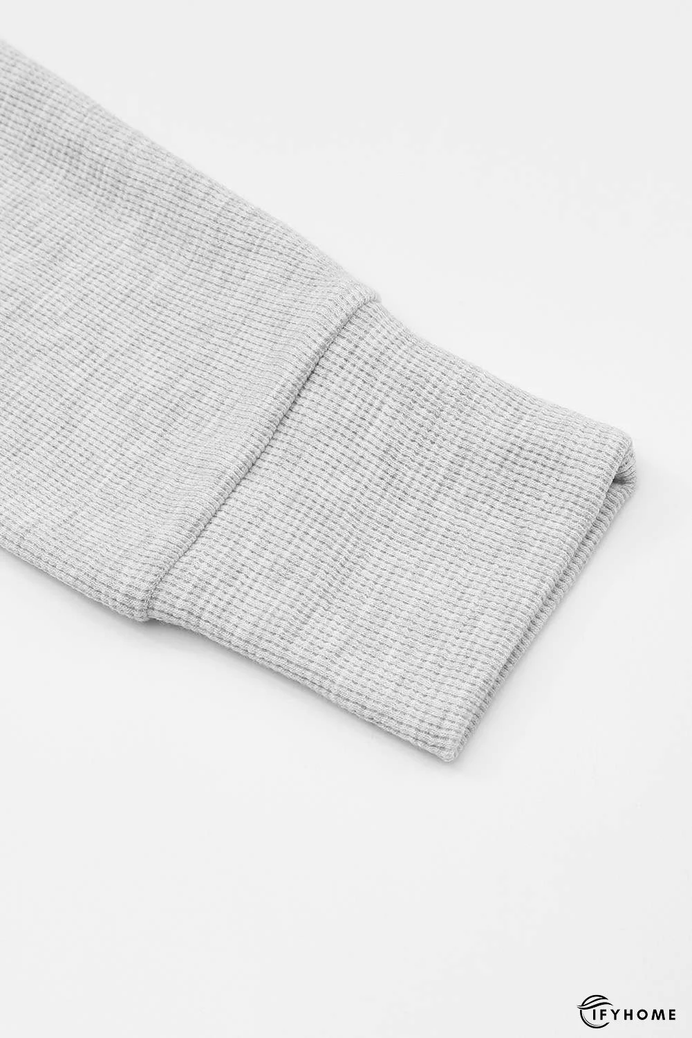 Thermal Waffle Knit Pocketed Cardigan | IFYHOME