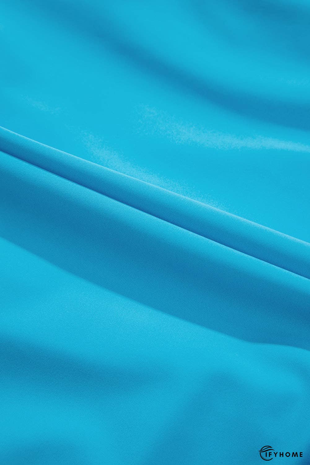 Rose Red Two-tone Patchwork Cutout One Piece Swimsuit | IFYHOME