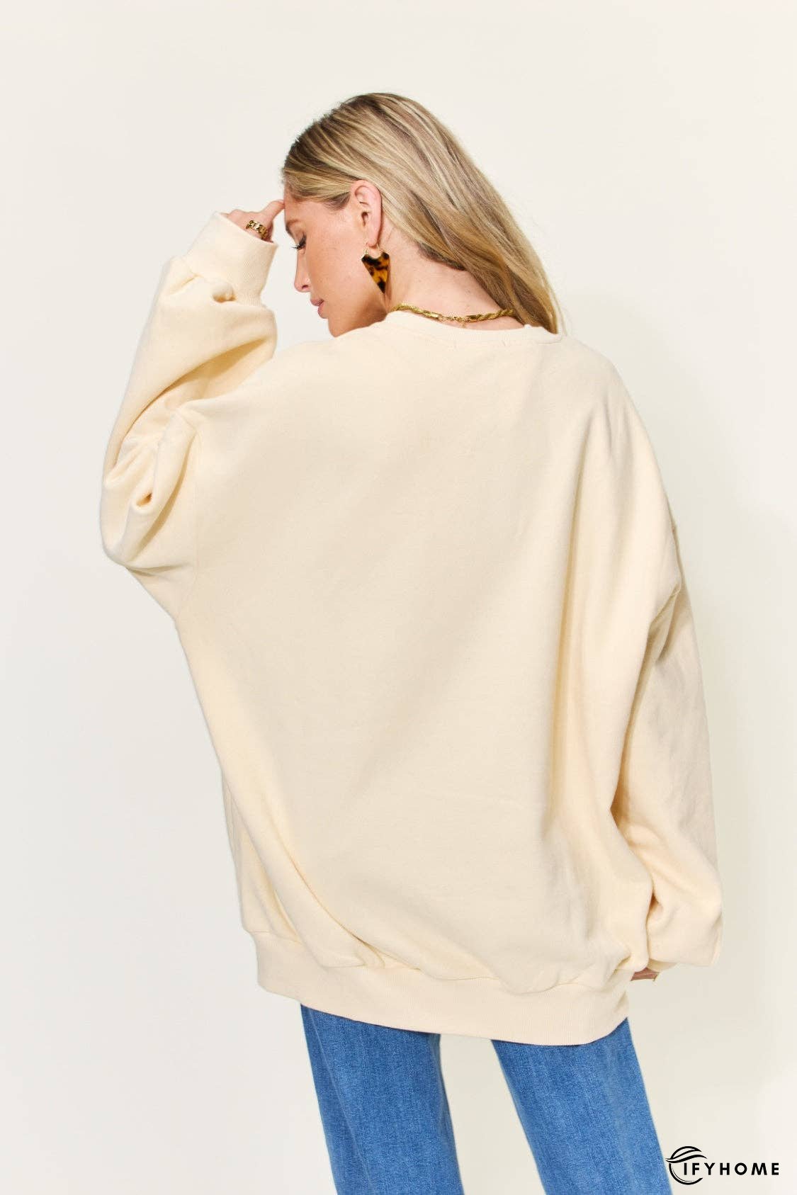 Simply Love Full Size Graphic Long Sleeve Sweatshirt | IFYHOME