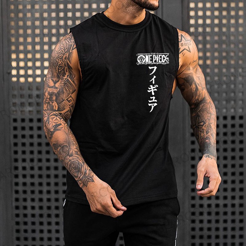 Letter Printing Design Men's Vest