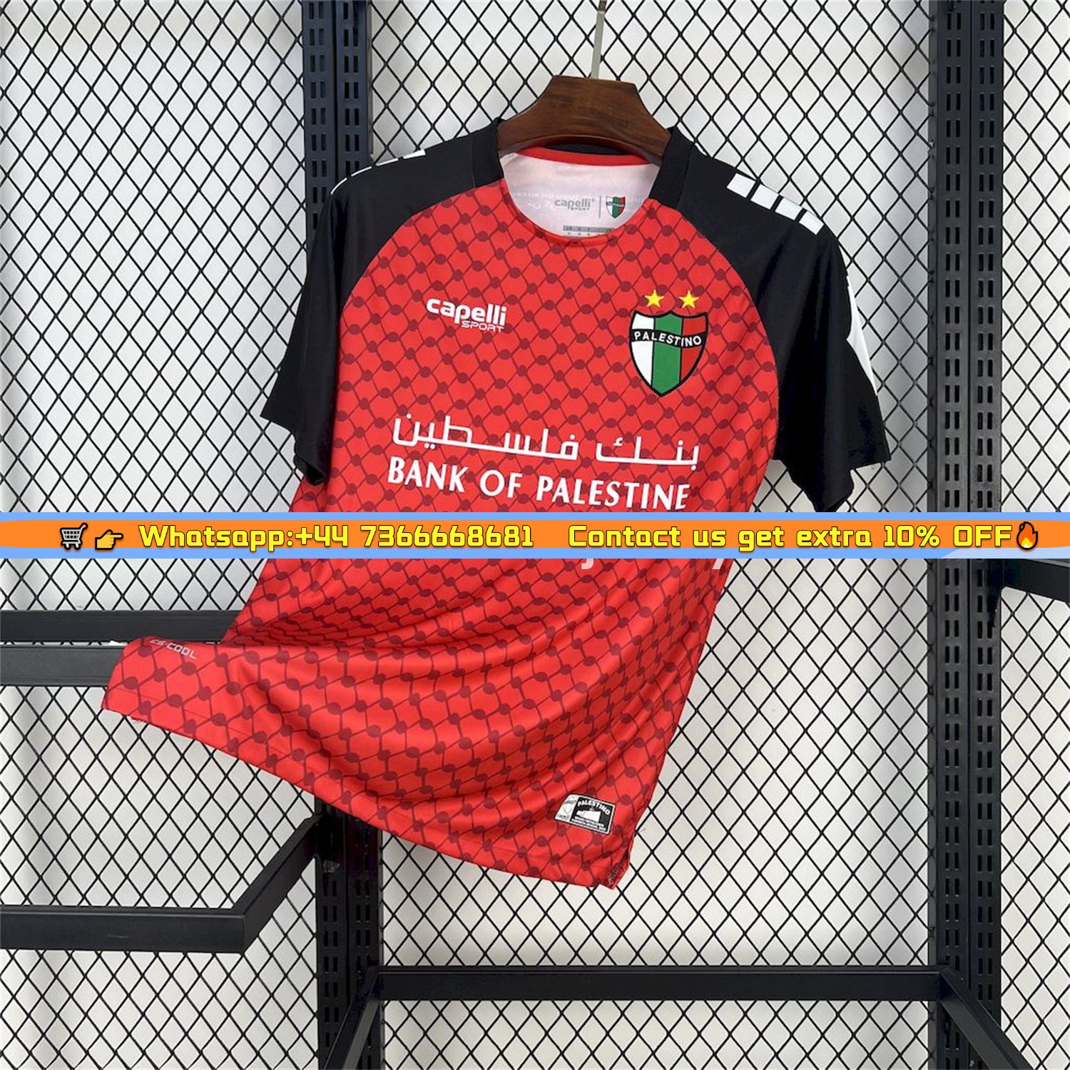 Club Deportivo Palestino 25-26 Red Goalkeeper Jersey - Fans Version