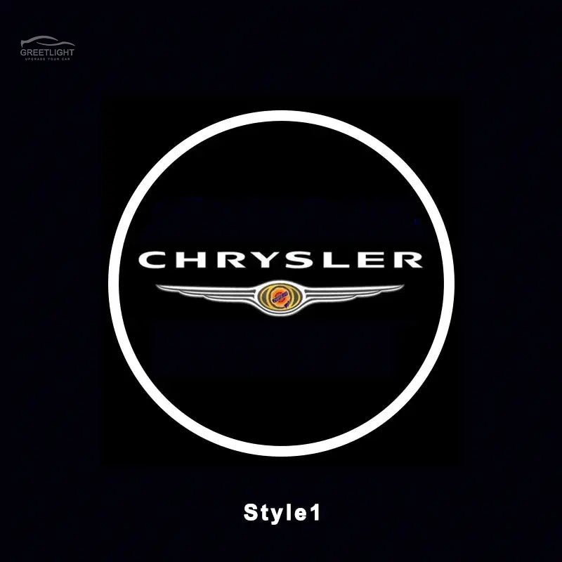 Chrysler-Compatible Ultra-HD Door Projector Lights