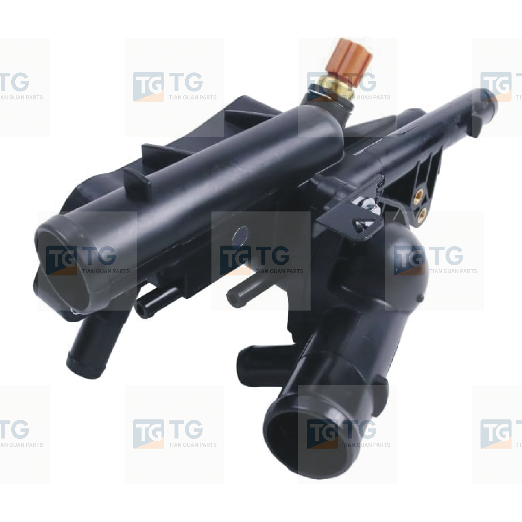 Engine Coolant Thermostat Housing Assembly 256002G500 25600-2G500 Compatible with Kia Optima Sportage Sorento 11-15 for Hyundai Tucson Sonata Santa Fe 2.4L L4 11-12