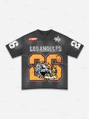 26 Legendary Animal Motion Vintage Graphic Washed T-shirt