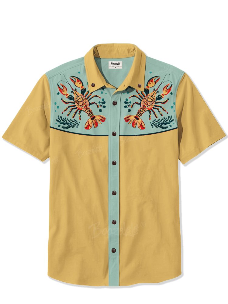 Seaweed Lobster - 100% Cotton Shirt
