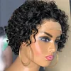 Short Hair Black Crurly Wig