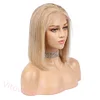 Brazilian Blonde Short Straight Hair BOB Wigs Lady Wig