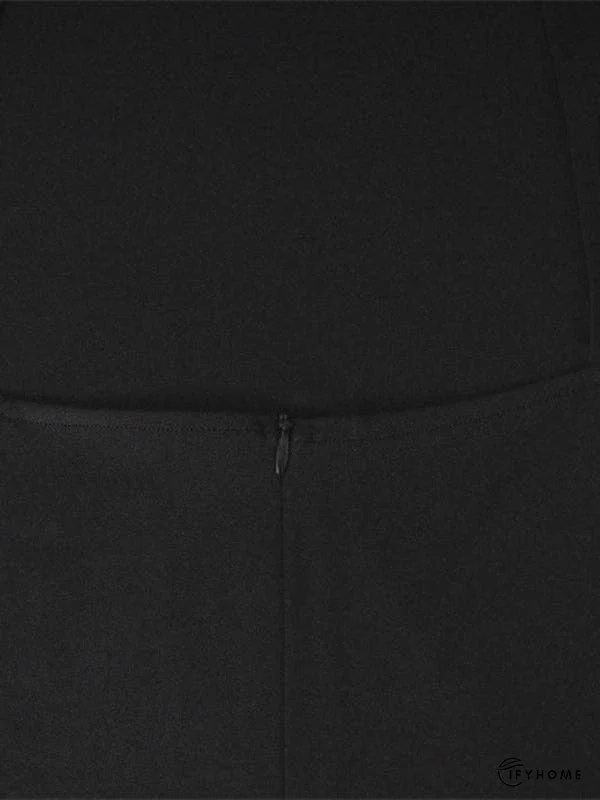 Long Sleeves Skinny Back Cross Split-Side Tasseled High Neck Evening Dresses Maxi Dresses | IFYHOME