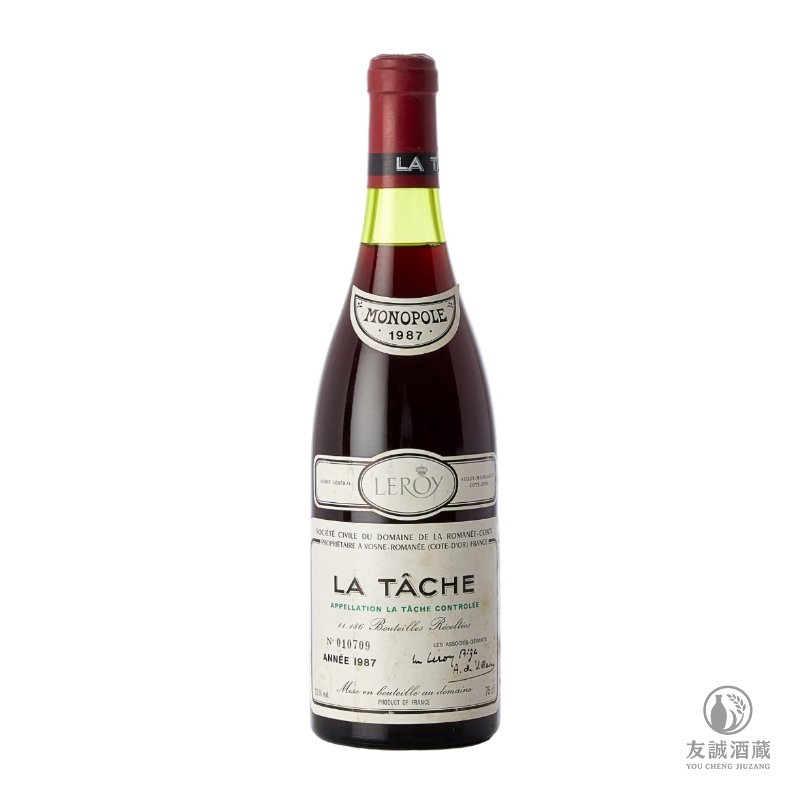 1987年 Roman&eacute;e-Conti La T&acirc;che 拉塔希特級園紅酒 友誠酒藏
