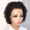 Black Short Hair Super Curly Bob Wig