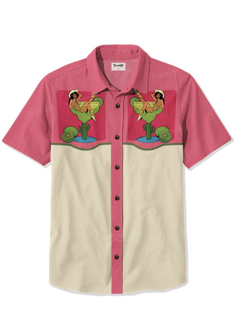 Cowgirl In Cocktails - 100% Cotton Shirt
