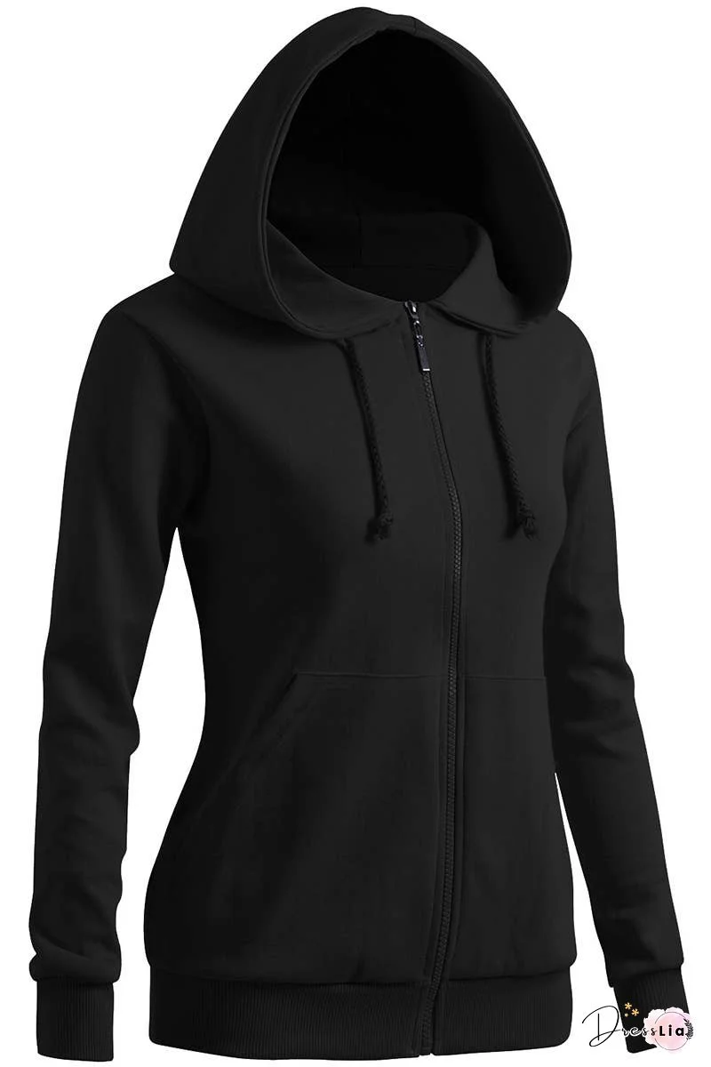 KWOHOL043_Lightweight Thin Zip-Up Hoodie Jacket