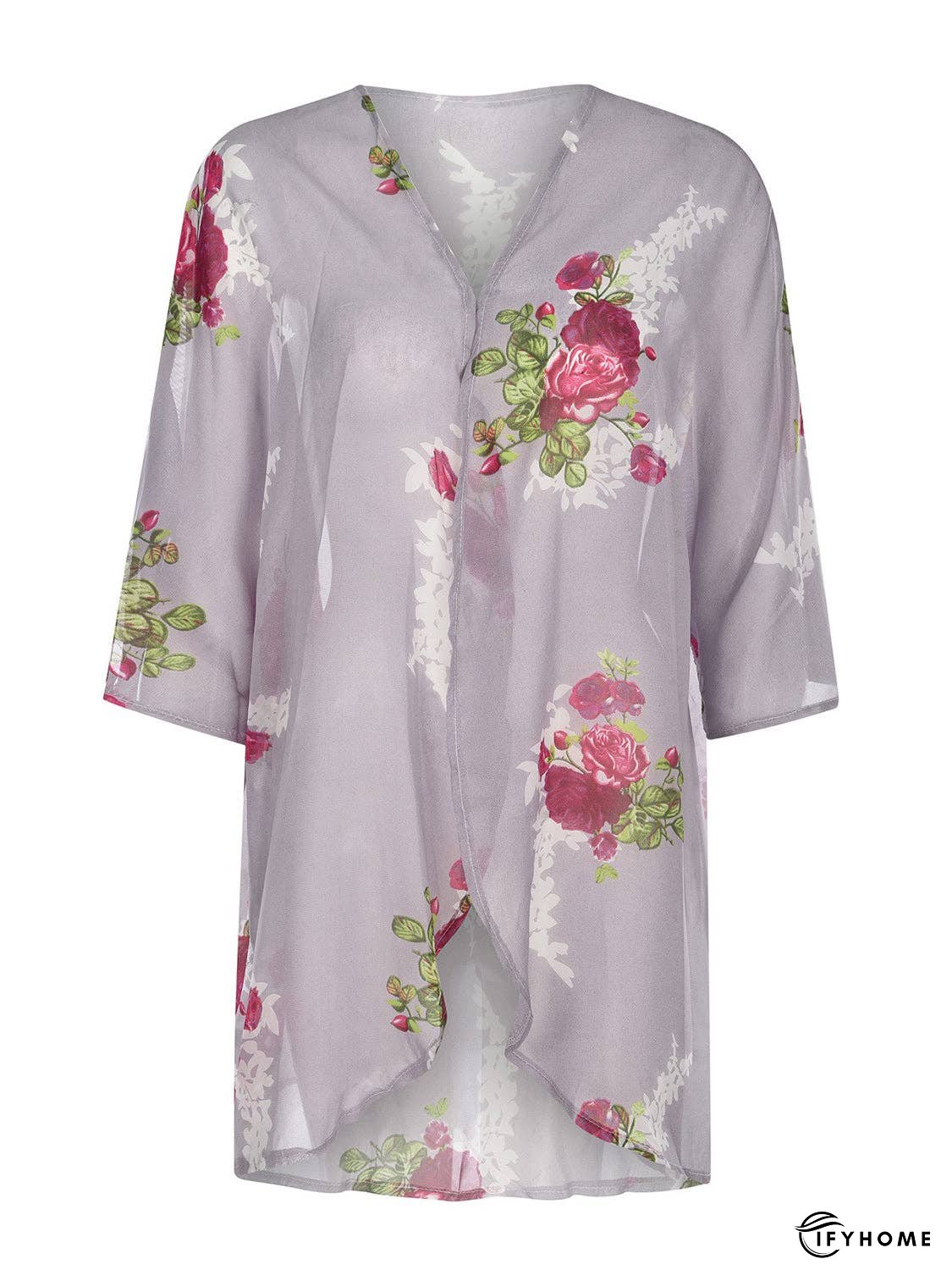 Open Front Half Sleeve Cover-Up | IFYHOME