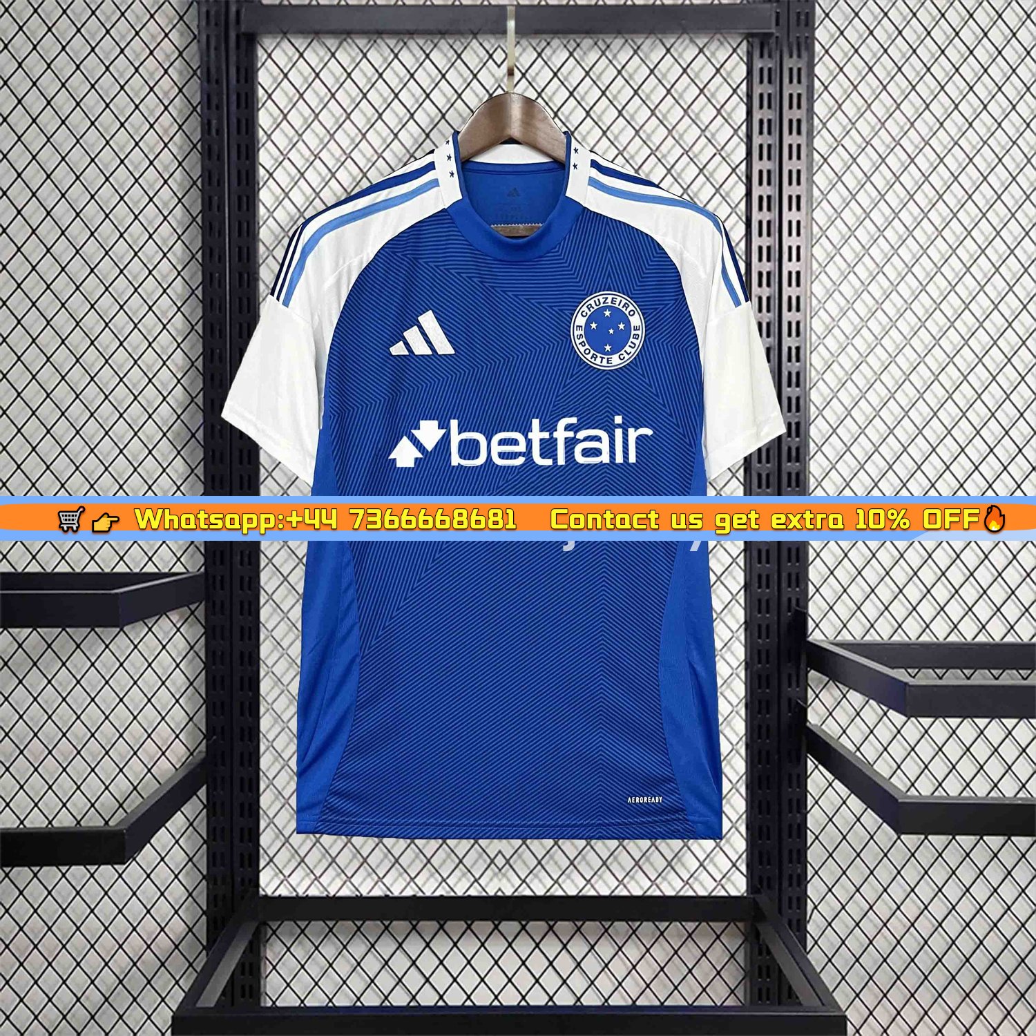 Cruzeiro 25-26 Home Jersey - Fans Version