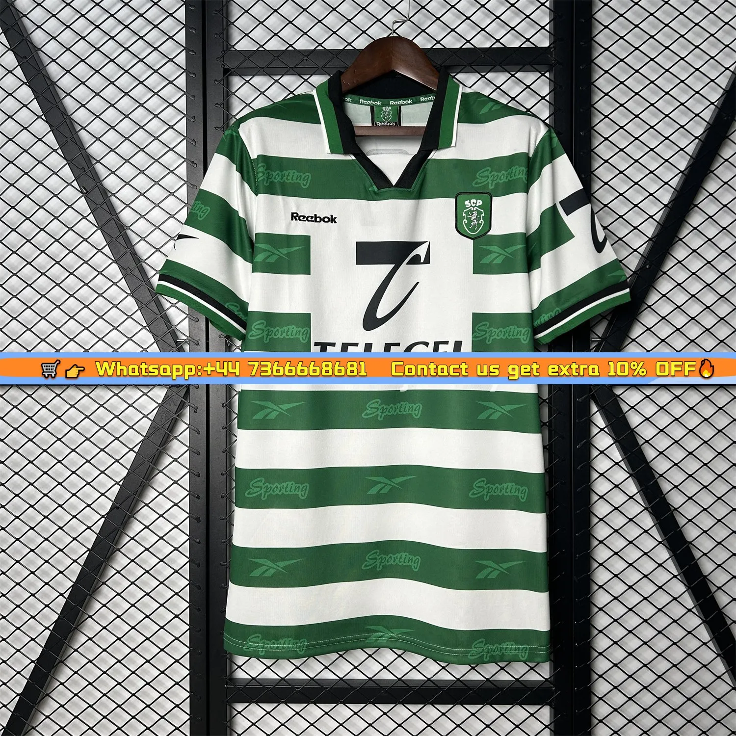Retro Sporting CP 1999-00 Home Jersey