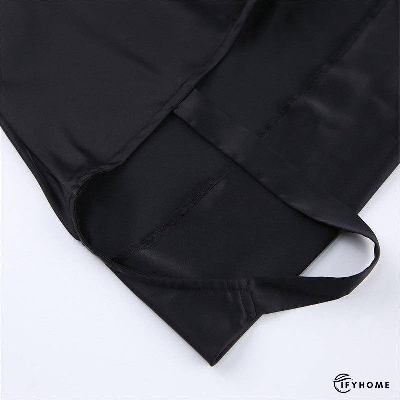 Stylish Black Sleeveless Backless Gowns Long Dresses | IFYHOME