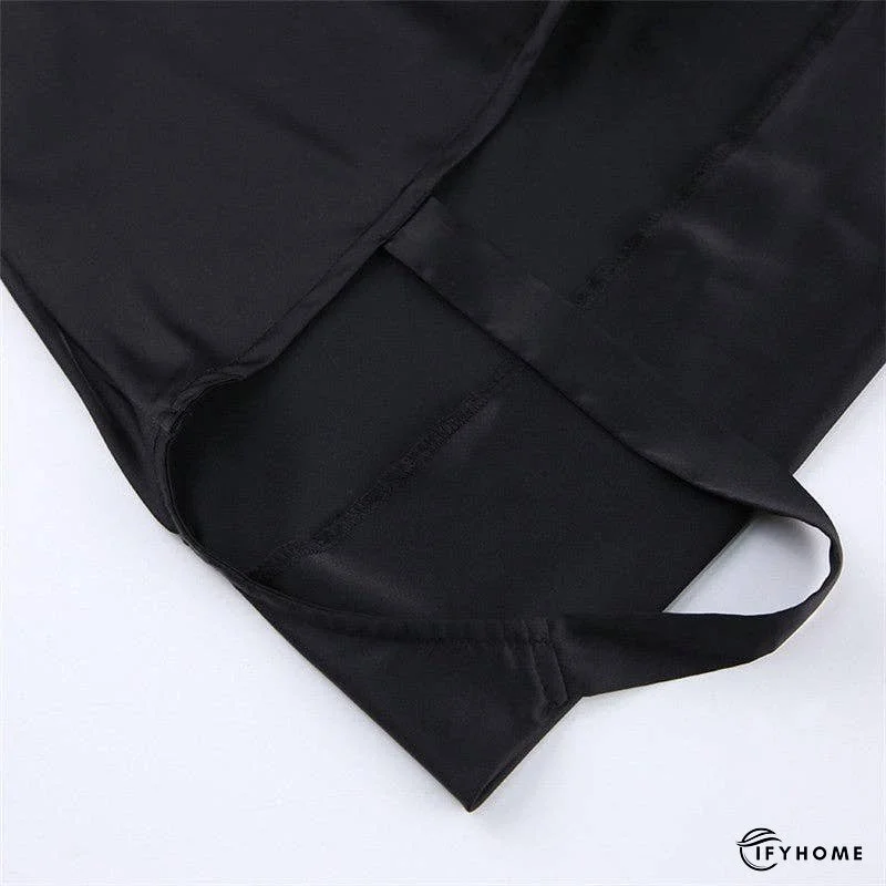 Stylish Black Sleeveless Backless Gowns Long Dresses | IFYHOME