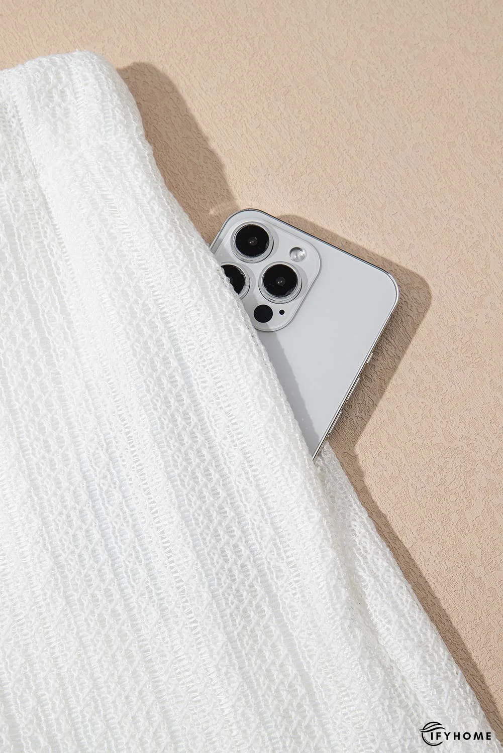 Textured Knit Tank Top and Drawstring Shorts Set | IFYHOME