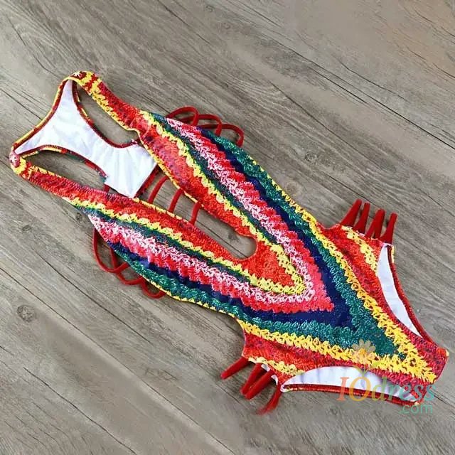 IO Dress S - XXL Sexy Printed Women Swimwear One Piece Swimsuit Female High Cut Trikini Backless Monokini Bather Bathing Suit Swim Lady