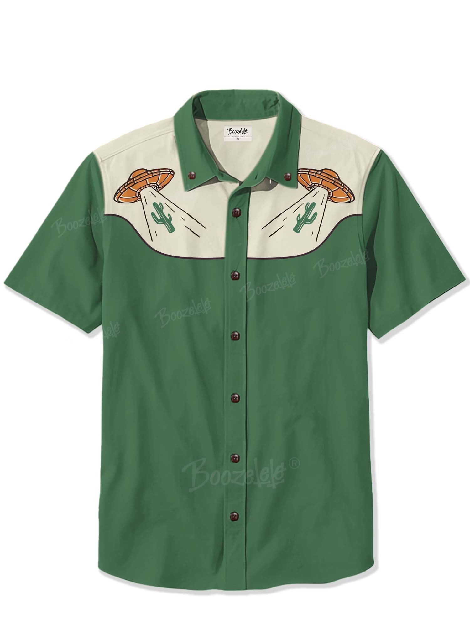 UFO Grabs A Cactus - 100% Cotton Shirt