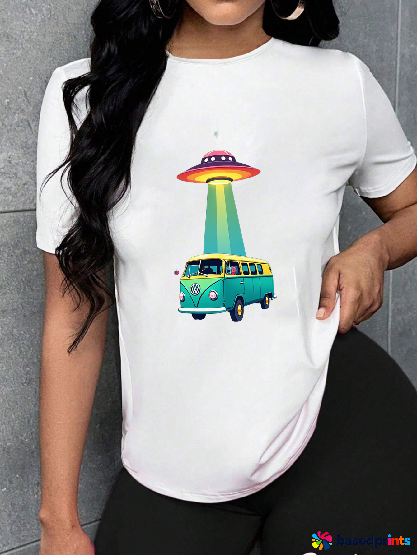 Alien Abduction Graphic Tee